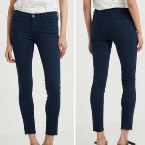 NWT FRAME Le High Skinny, High Rise, Raw hem